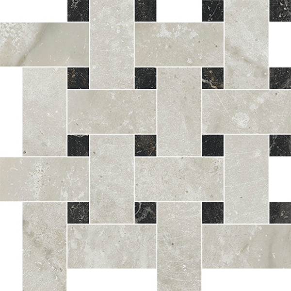 Antique – Basket Weave Greige di Trevi/Nero