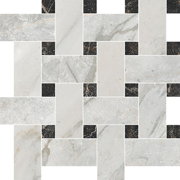 Antique – Basket Weave Grigio di Spagna/Nero
