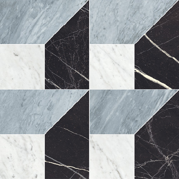 Majestic – Piramide Blu/Bianco/Nero