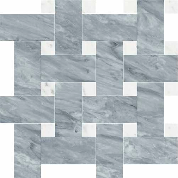 Majestic – Basket Weave Blu Montalto/Bianco Barga