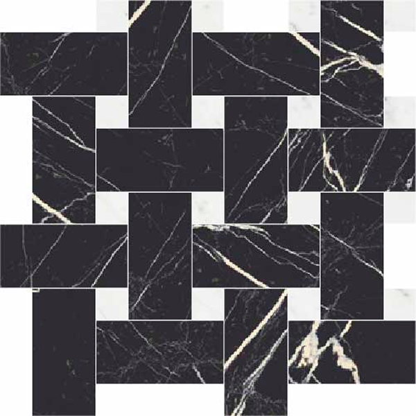 Majestic – Basket Weave Nero Bilbao/Bianco Barga