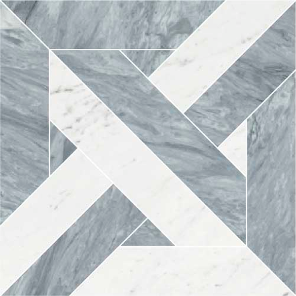 Majestic – Intreccio Blu Montalto/Bianco Barga