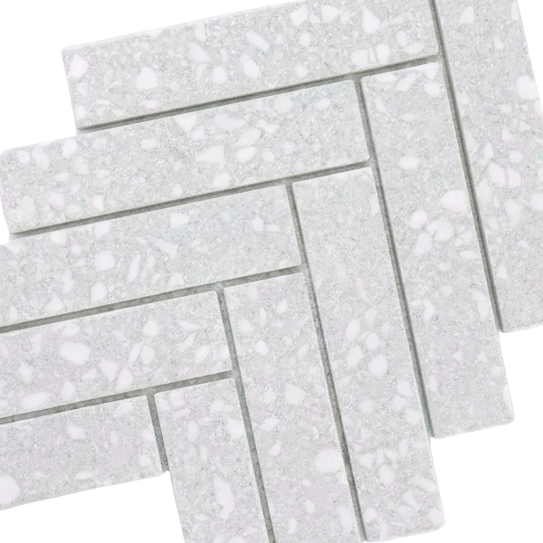 Jodełka XL – Cemento Terrazzo Matowa