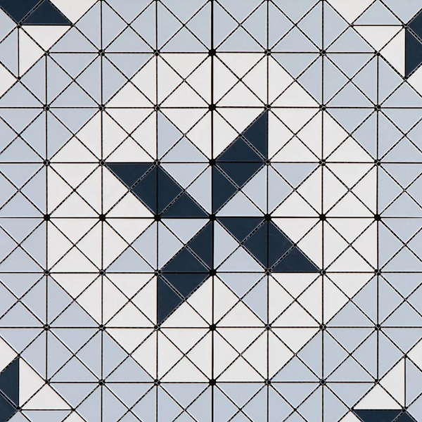 Aztec – Compass Blue Matowy